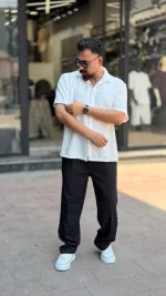 پیراهن باکسی طرح کشی