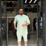 ست تیشرت شلوارک پارچه مراکشی